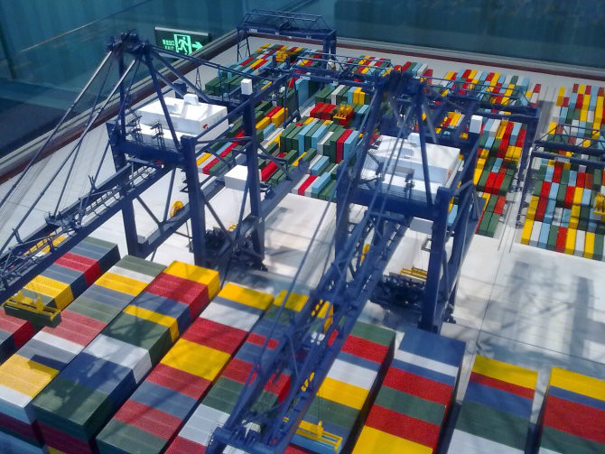 六安港口集装箱堆场