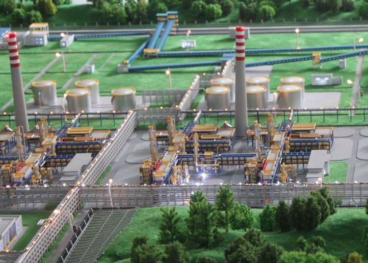 六安石化区模型